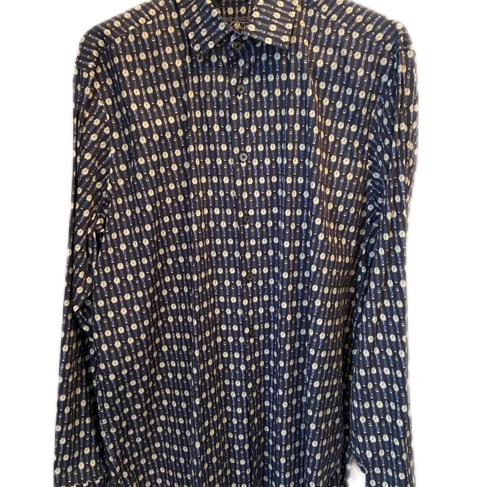Van Laak long sleeve button down. Royal style. Size L.